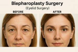 Blepharoplasty Surgery in Delhi before and after reuslts of Patient
